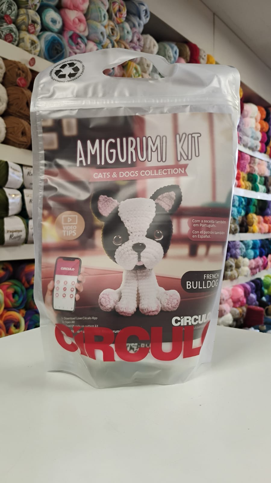 KIT AMIGURUMI FRENCH BULLDOG