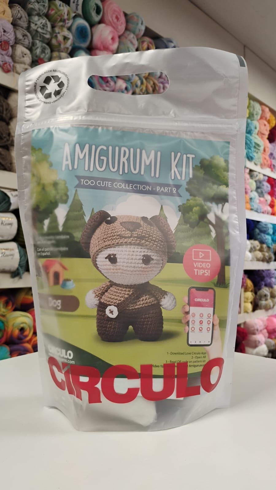KIT AMIGURUMI TOO CUTE COLLECTION MUÑECO PERRO