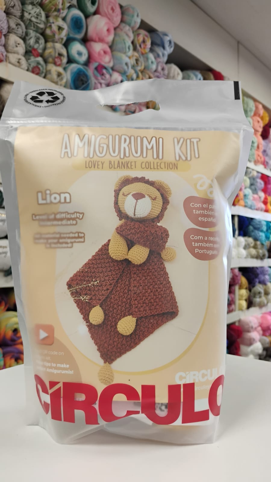 KIT AMIGURUMI LOVELY BLANKET COLLECTION LION