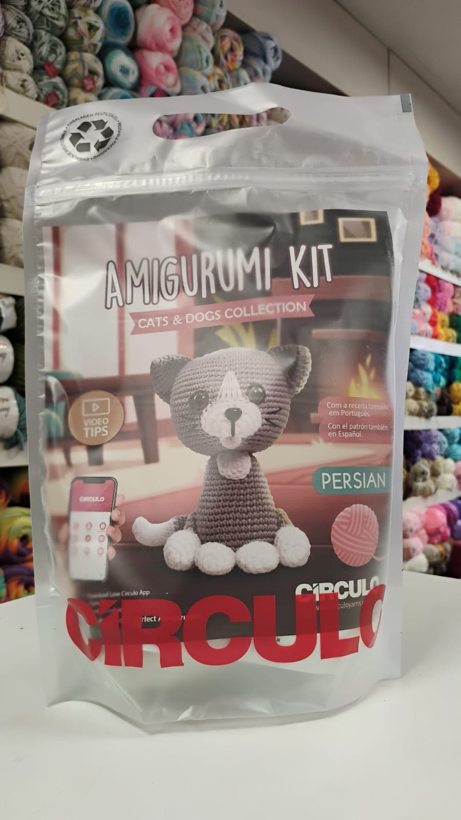 KIT AMIGURUMI CATS & DOGS COLLECTION PERSIAN