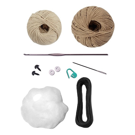 KIT AMIGURUMI AMIGOS DE LA SELVA MONO - CIRCULO