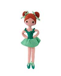 KIT AMIGURUMI BAILARINA CELESTE/VERDE