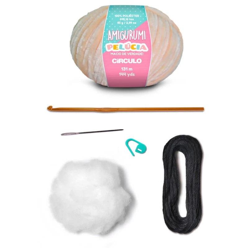 KIT AMIGURUMI PERRITO PELUCIA - CIRCULO