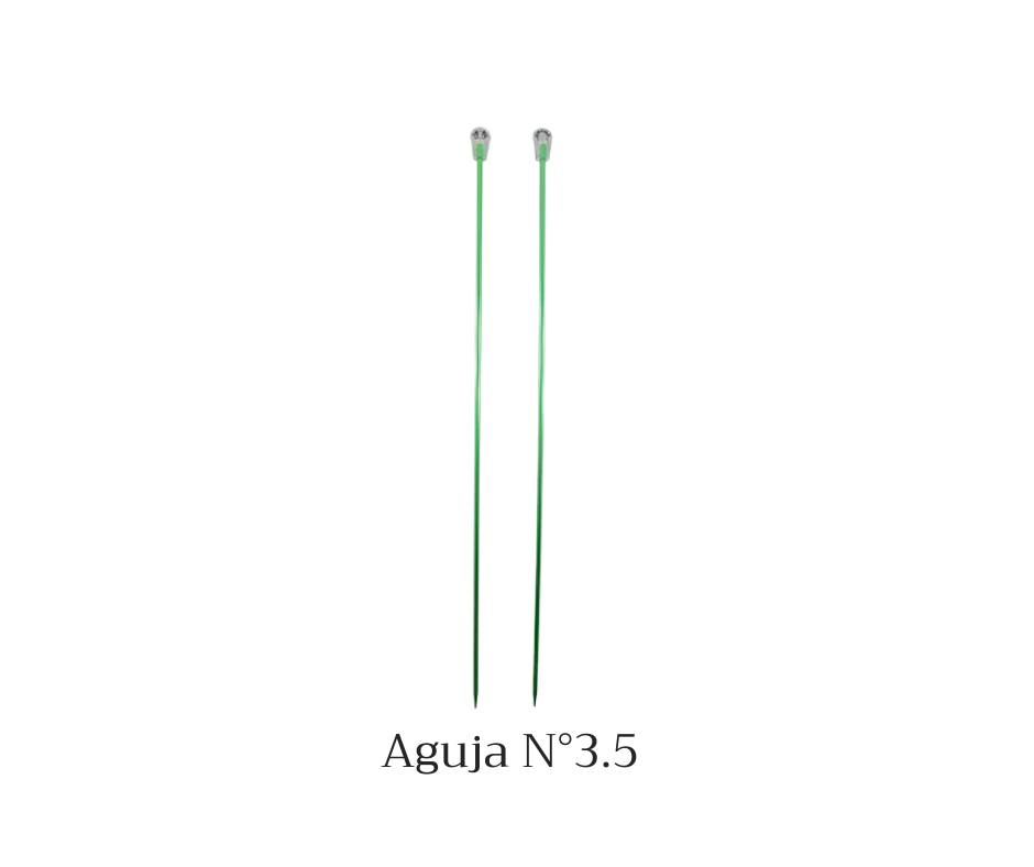 AGUJAS DE TEJER ALUMINIO COLORES - CIRCULO