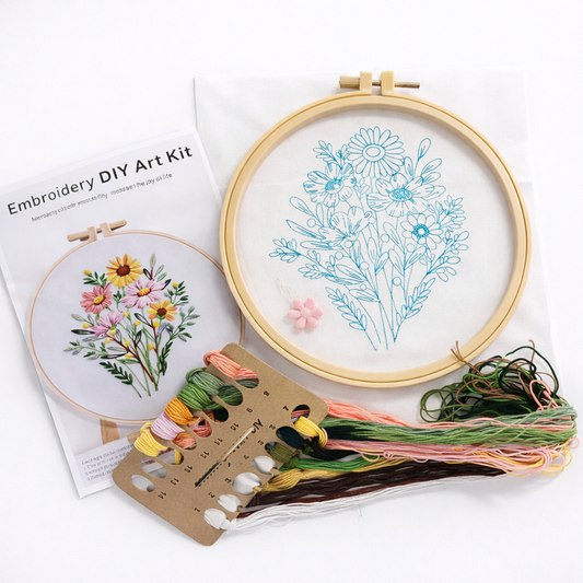 KIT BORDADO MARGARITAS