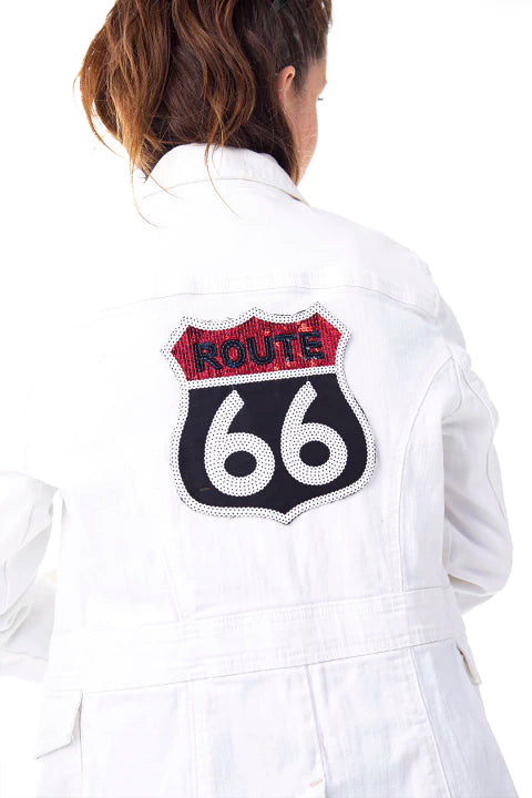 PARCHE BORDADO RUTA 66 - LA MERCERIE