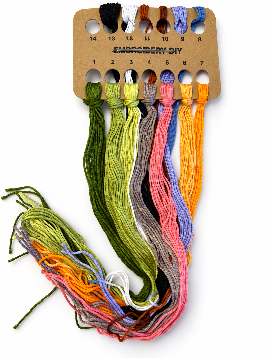 Kit bordado mariposa verde