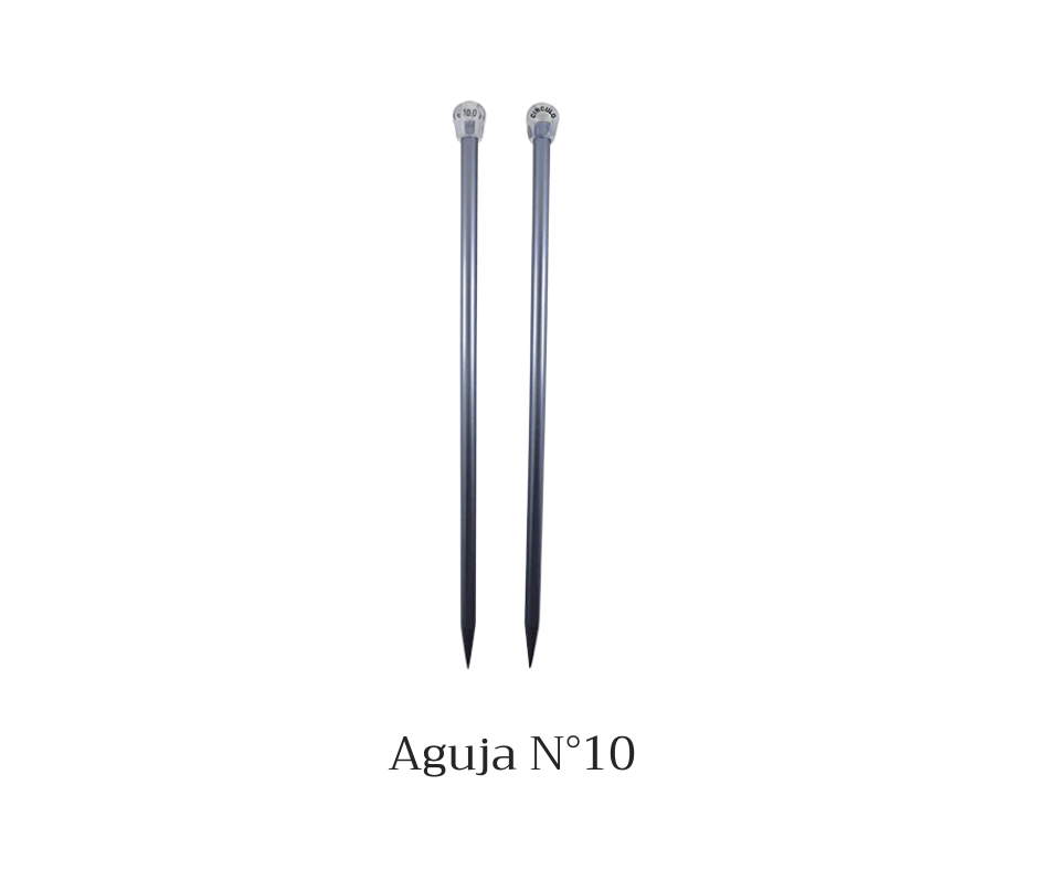 AGUJAS DE TEJER ALUMINIO COLORES - CIRCULO