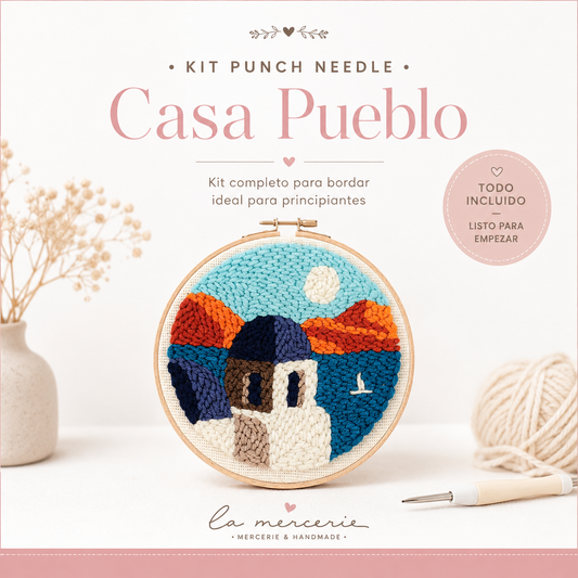Kit Punch needle - Casa Pueblo - La Mercerie