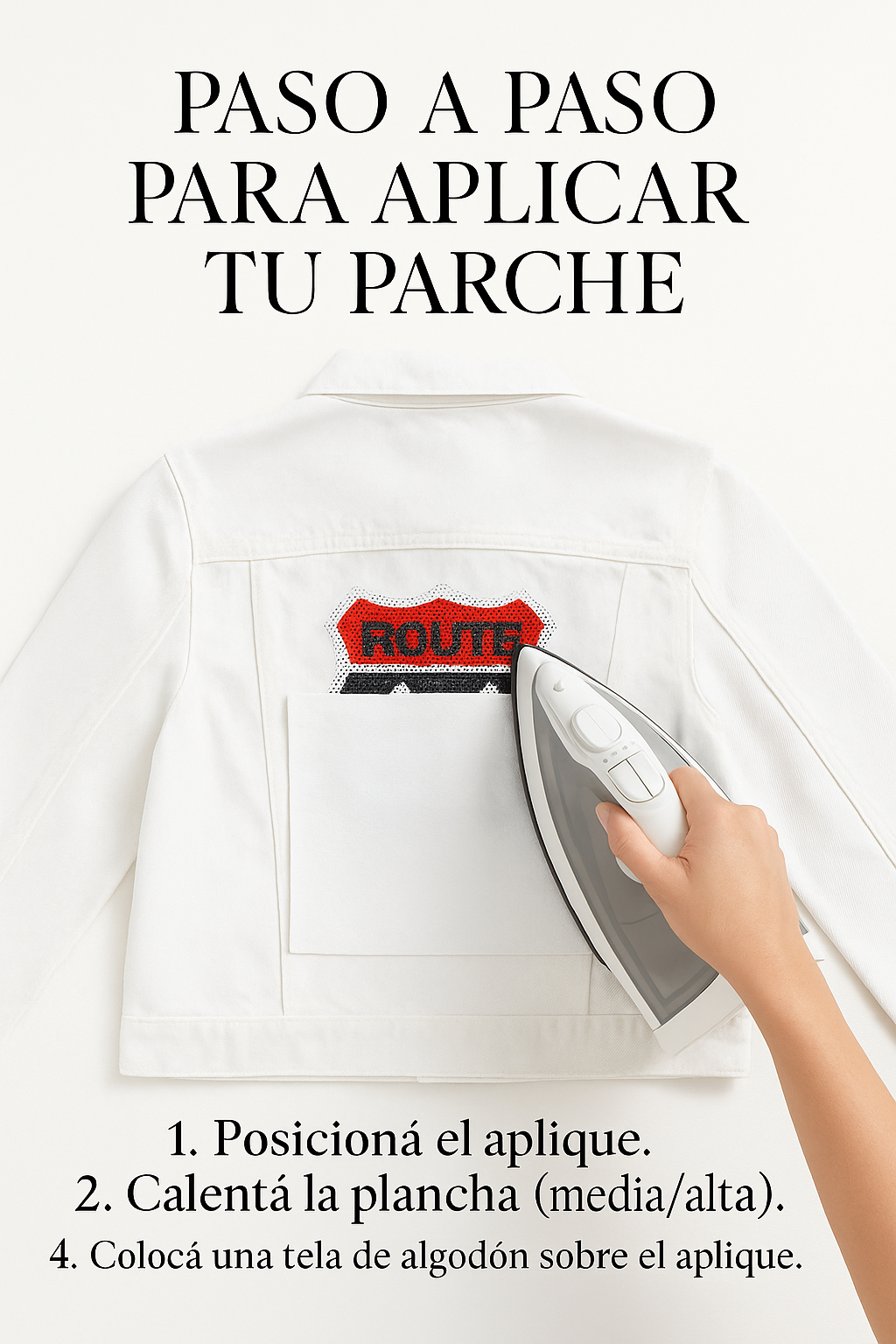 PARCHE BORDADO RUTA 66 - LA MERCERIE