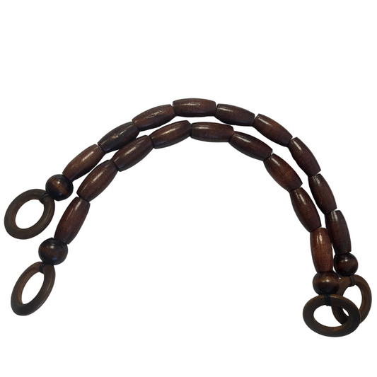 ASA DE CARTERA CUENTAS DE MADERA - LA MERCERIE