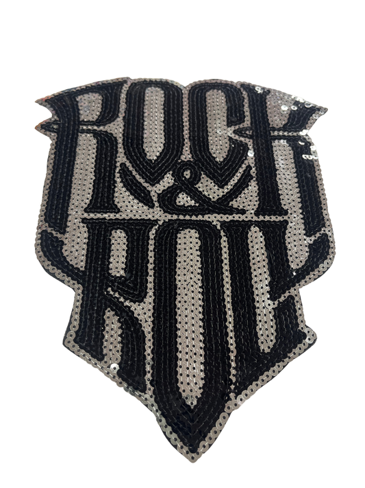 APLIQUE TEMOADHESIVO LENTEJUELAS ROCK AND ROLL - LA MERCERIE