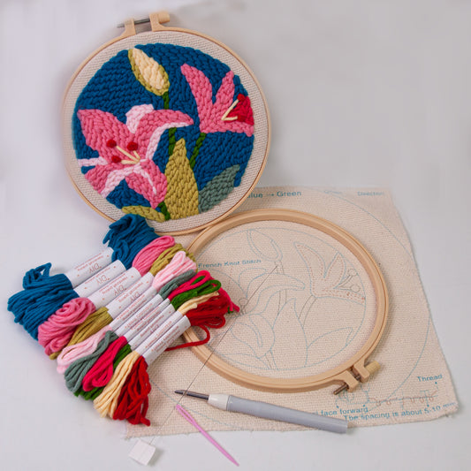 KIT DE PUNCH NEEDLE - LA MERCERIE