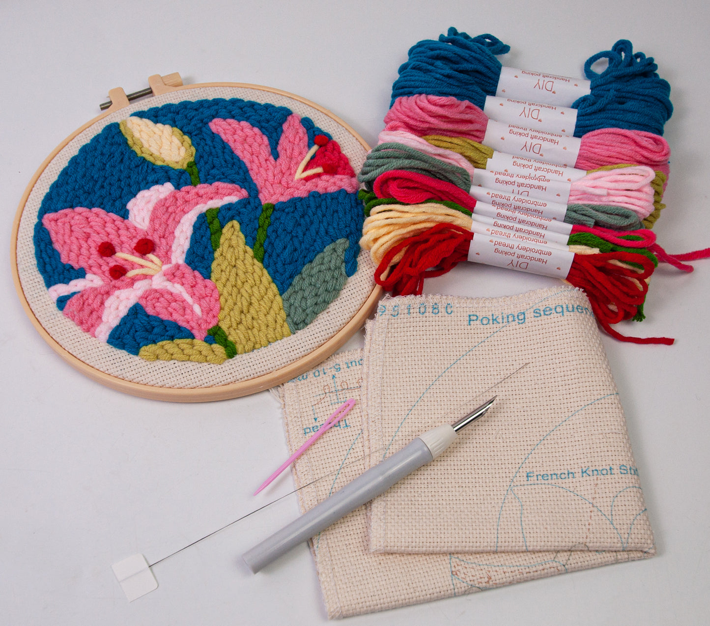 KIT DE PUNCH NEEDLE - LA MERCERIE