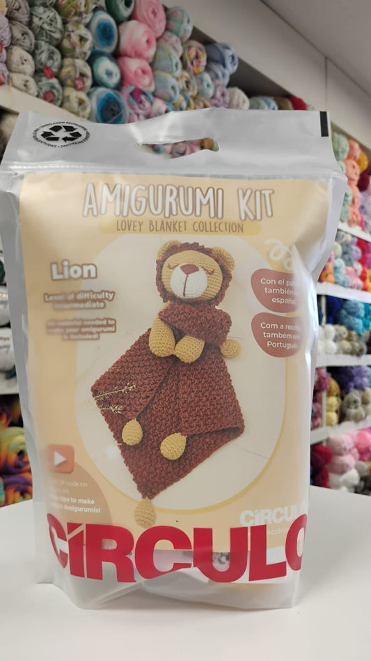 KIT AMIGURUMI LOVELY BLANKET COLLECTION LION
