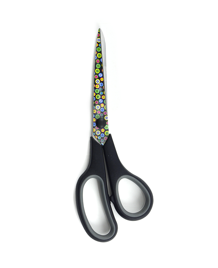 TIJERA COMFORT CIRCULO ESTAMPADA