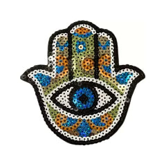 APLIQUE BORDADO TERMOADHESIVO MANO FATIMA MINI - LA MERCERIE