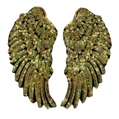 PARCHE BORDADO ALAS NEGRAS / DORADAS / PLATEADAS- LA MERCERIE