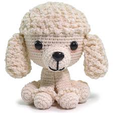 KIT AMIGURUMI CIRCULO - COLLECCION PERRO Y GATO - POODLE