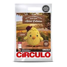 KIT AMIGURUMI CIRCULO - ANIMALES DE LA GRANJA - POLLITO
