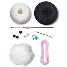 KIT AMIGURUMI CIRCULO COLECCION PERRO Y GATO -BULLDOG FRANCES