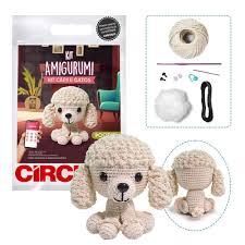 KIT AMIGURUMI CIRCULO - COLLECCION PERRO Y GATO - POODLE