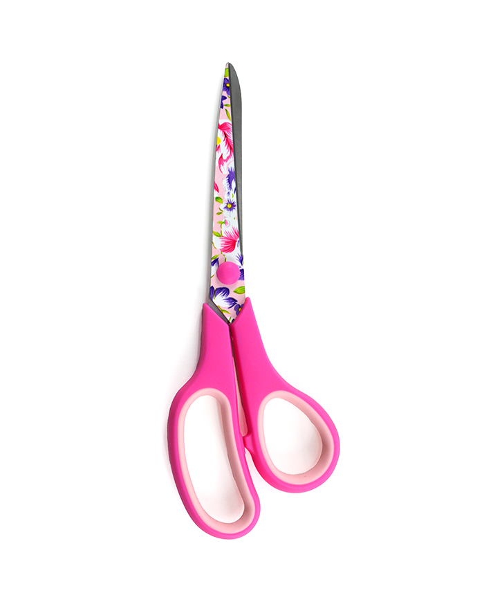 TIJERA COMFORT CIRCULO ESTAMPADA